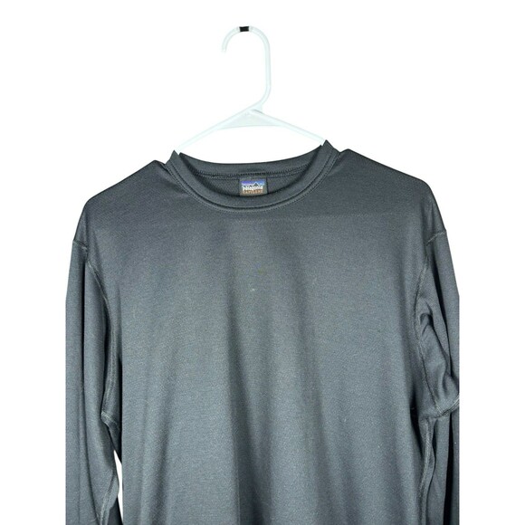 Patagonia Vintage 1999 Capilene Long Sleeve Base Layer Shirt Black Men’s M - Picture 2 of 9